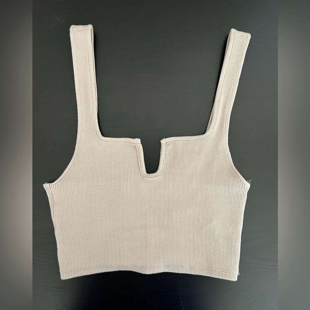 Ribbed tank top